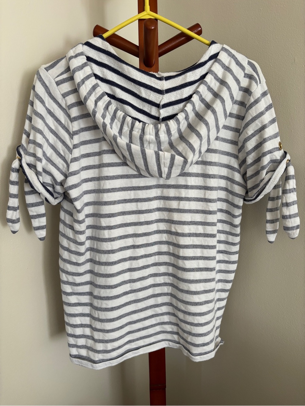 Michael Kors Terry Cloth Nautical Top